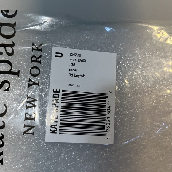 Kate Spade Pink Floral Key Holder/Bag Charm NWT - Picture 4 of 8